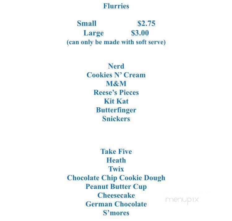 The Silver Bell - Davidsville, PA menu_pic
