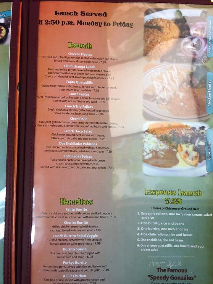 Margarita's Mexican Restaurant - Franklin, PA menu_pic