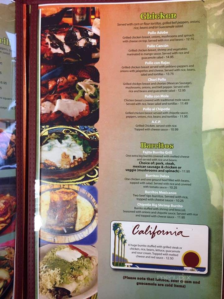 Margarita's Mexican Restaurant - Franklin, PA menu_pic