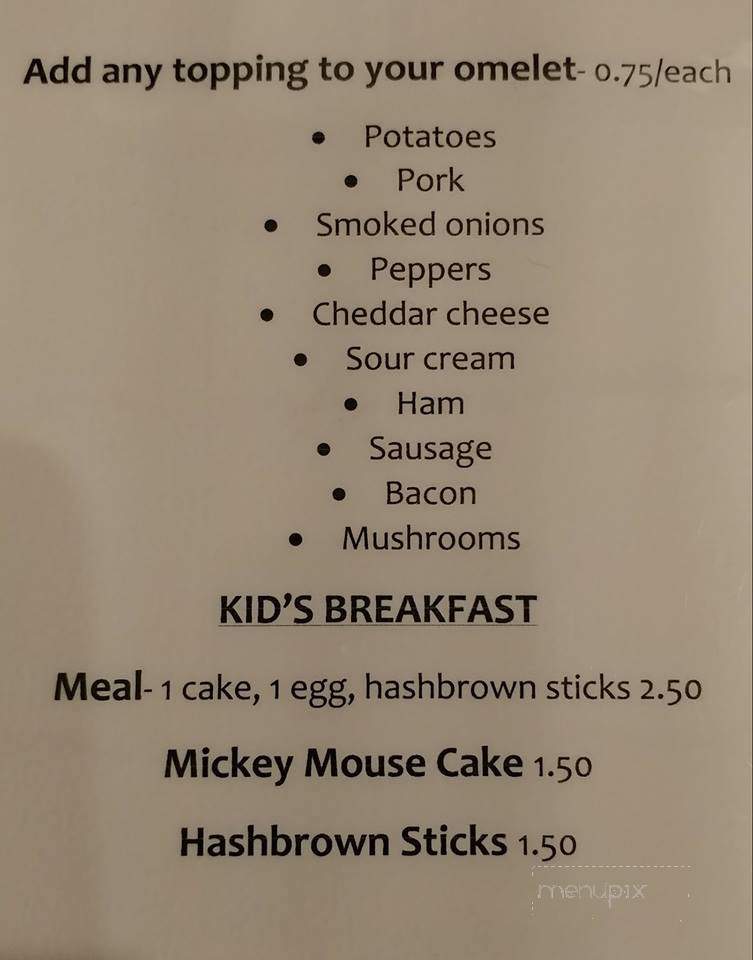 Farmhouse BBQ - East Titusville, PA menu_pic