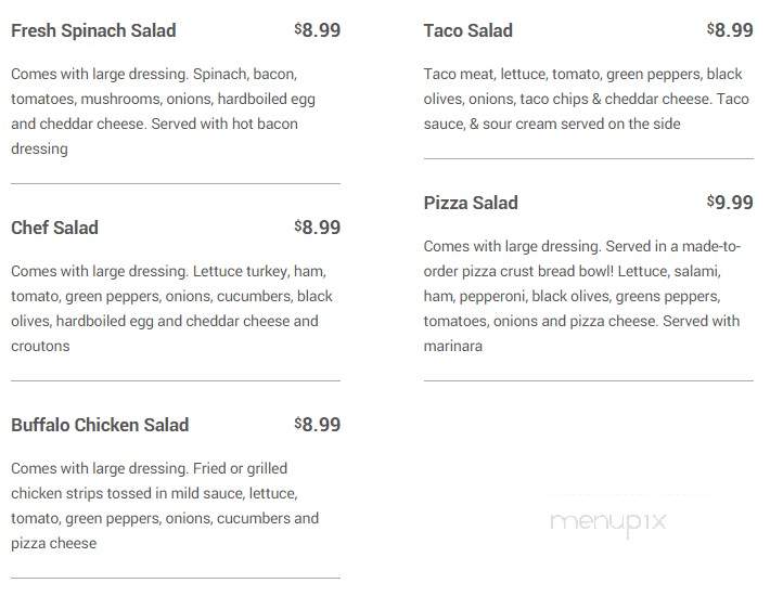 Grandma Bair's Family Restaurant and Catering - Kane, PA menu_pic