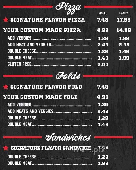 Willy's Originals - Chambersburg, PA menu_pic