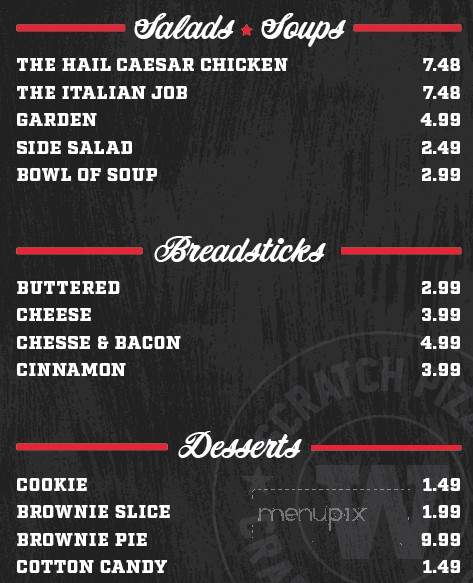 Willy's Originals - Chambersburg, PA menu_pic