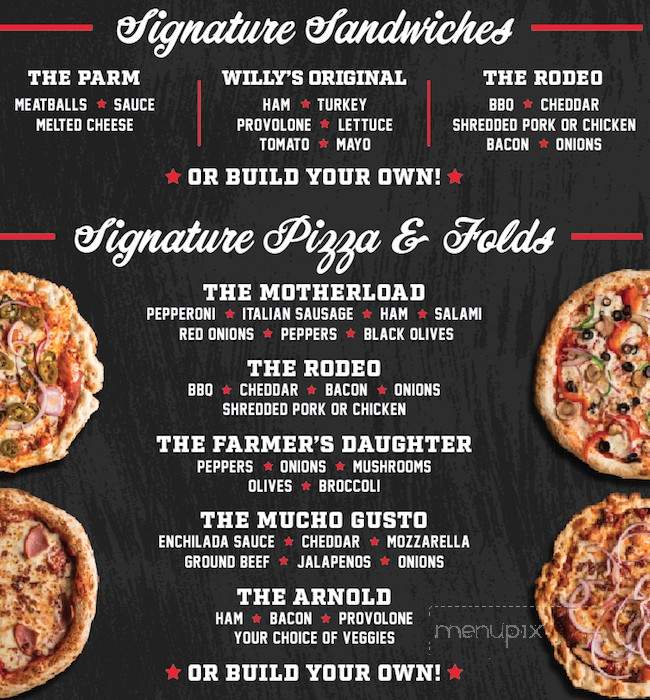 Willy's Originals - Chambersburg, PA menu_pic