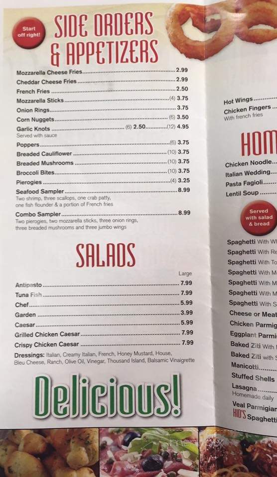 Gigi's Pizza Pasta & Grill - Coplay, PA menu_pic