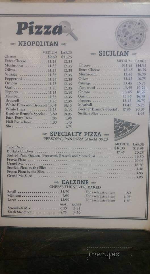 Brother Bruno - Hazleton, PA menu_pic