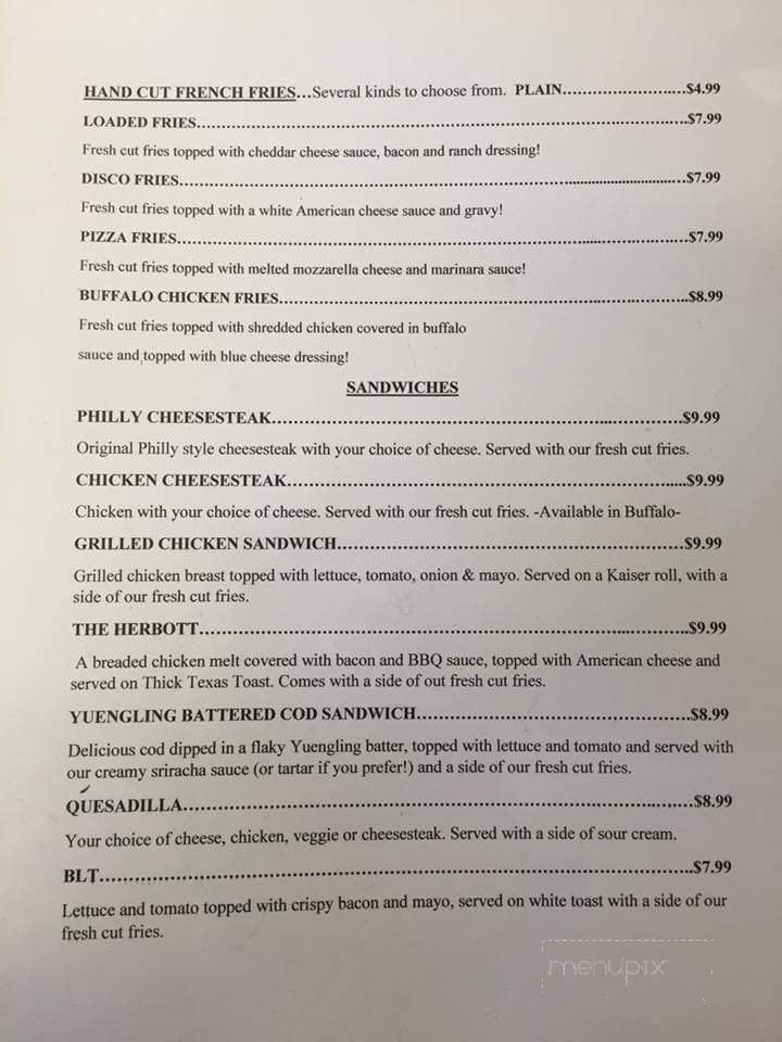 Hickory Run Tavern - Albrightsville, PA menu_pic