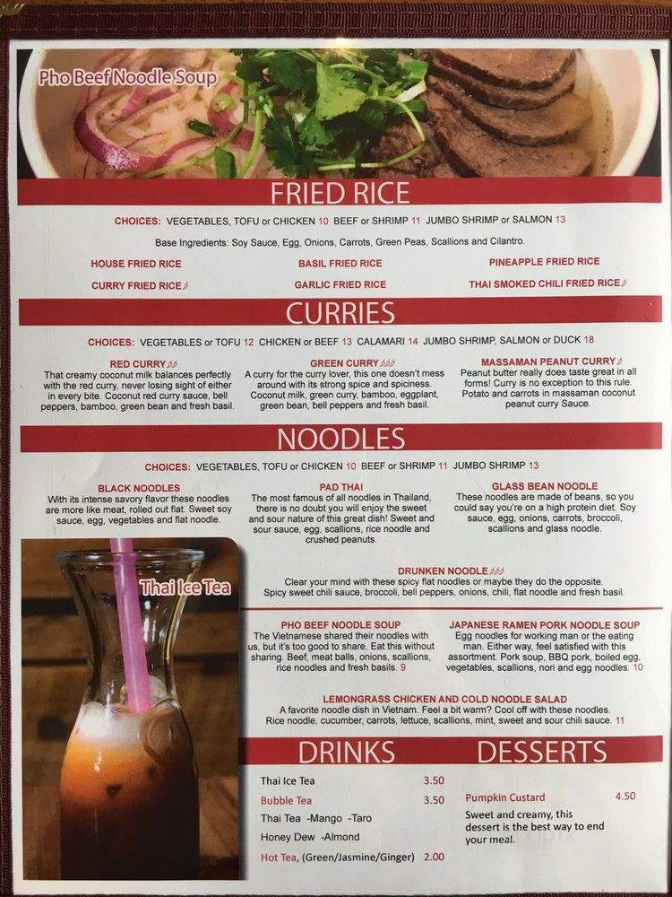 Pathai - East Stroudsburg, PA menu_pic