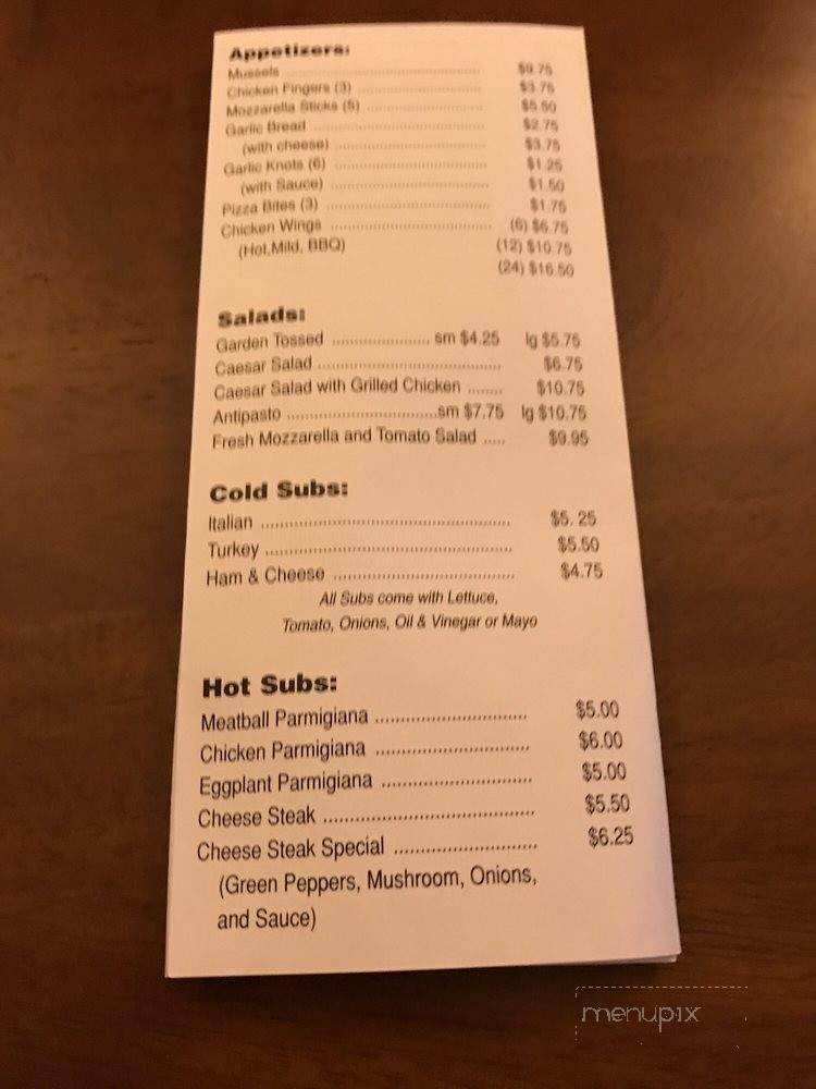 Pete Pizza - Milford, PA menu_pic
