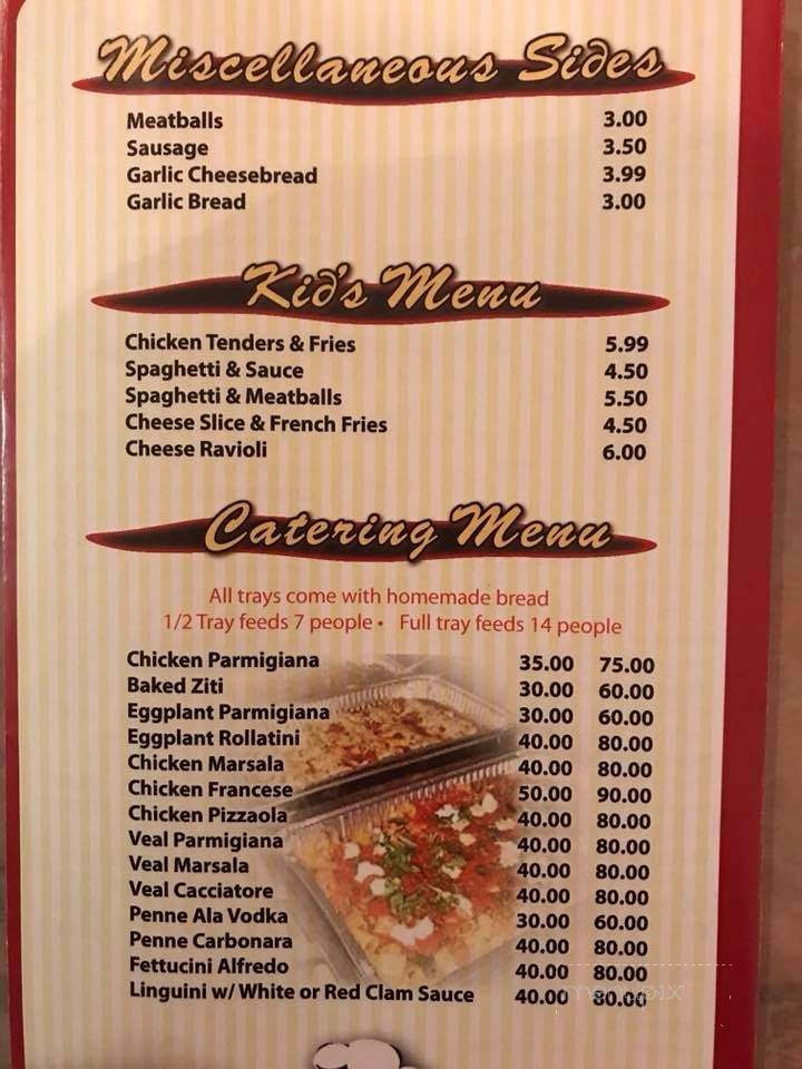 Benny's Restaurant and Pizza - Stroudsburg, PA menu_pic