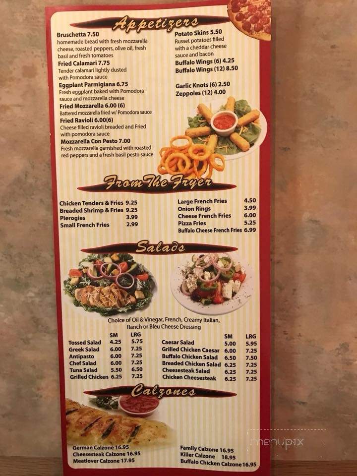 Benny's Restaurant and Pizza - Stroudsburg, PA menu_pic