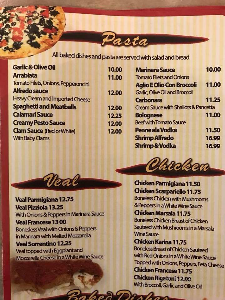 Benny's Restaurant and Pizza - Stroudsburg, PA menu_pic