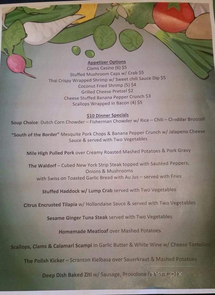 Kasey's On The Delaware - Upper Black Eddy, PA menu_pic