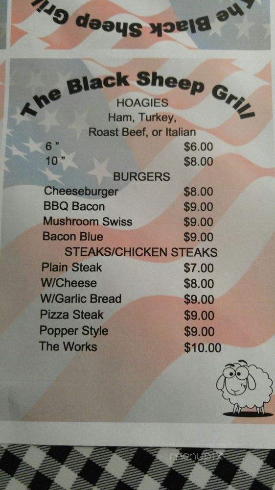 The Black Sheep - Willow Grove, PA menu_pic