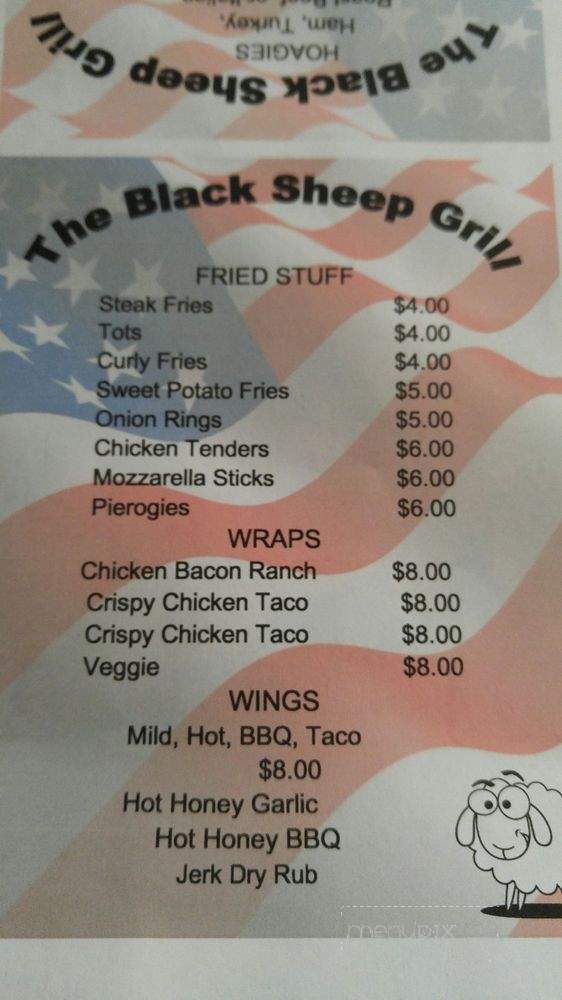 The Black Sheep - Willow Grove, PA menu_pic