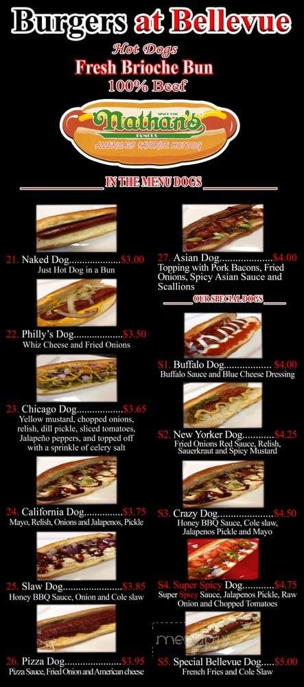 Burgers at Bellevue - Philadelphia, PA menu_pic
