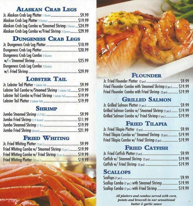 Seafood Senstaions - Philadelphia, PA menu_pic