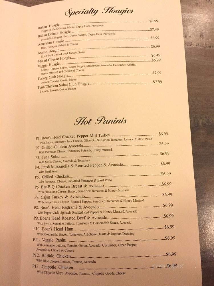 Palmera Coffee - Philadelphia, PA menu_pic