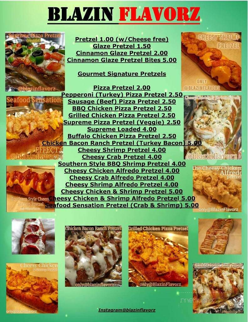 Blazin Flavorz - Philadelphia, PA menu_pic