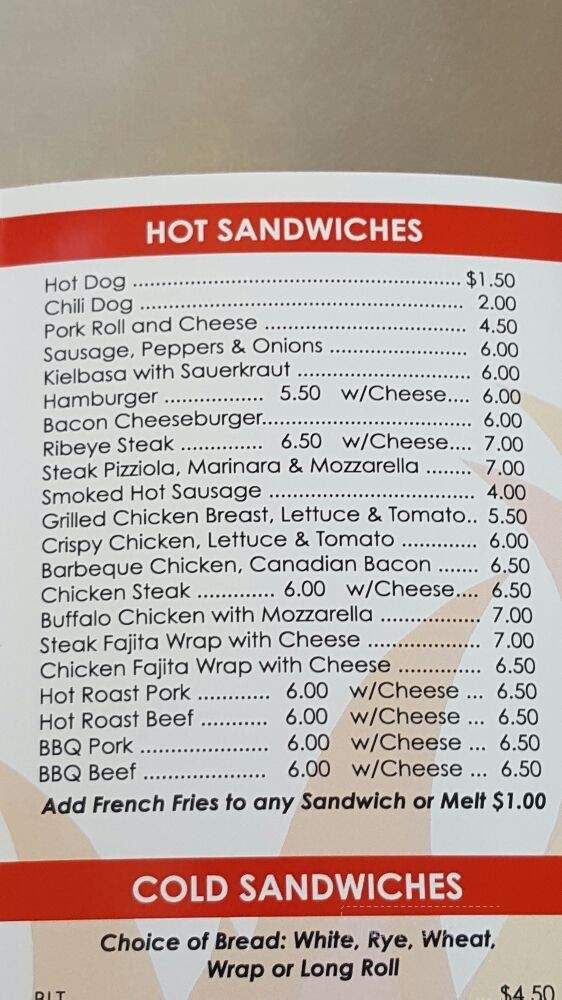 Wilson's Torresdale Grill - Philadelphia, PA menu_pic