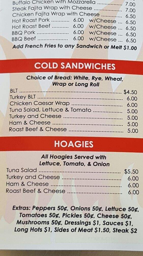 Wilson's Torresdale Grill - Philadelphia, PA menu_pic