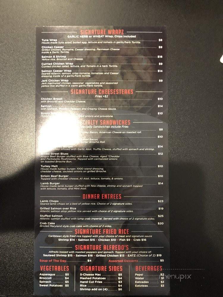 Eatz Cuisine - Philadelphia, PA menu_pic