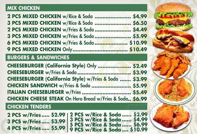 Afghan Chicken & Gyro - Reading, PA menu_pic