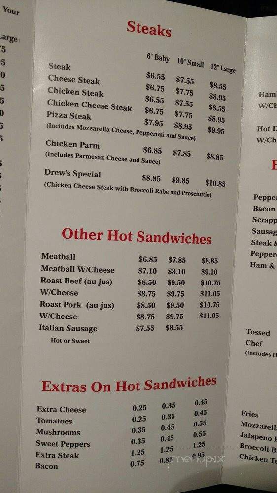 Casapulla's Subs & Steaks - Bear, DE menu_pic