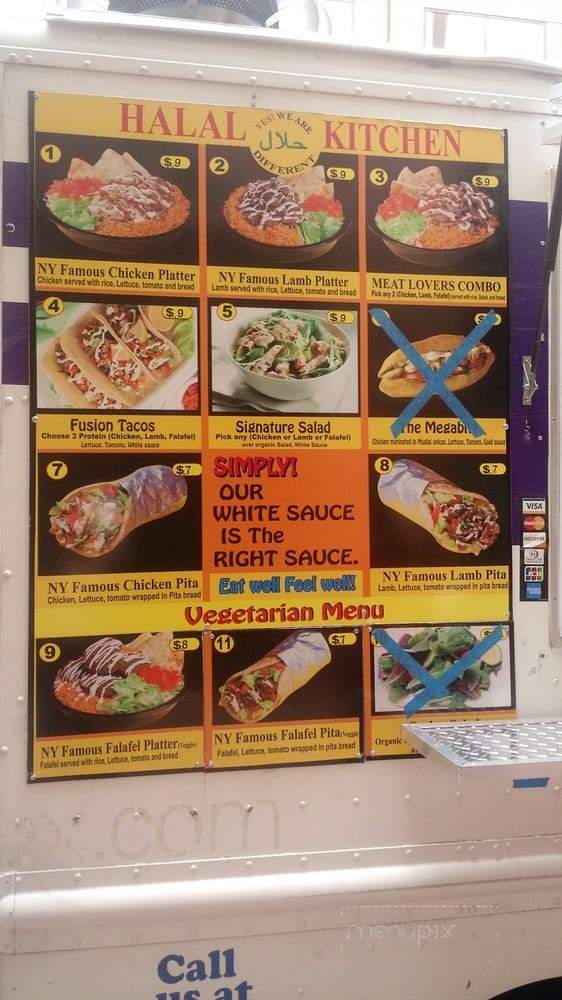 Menu of Halal Kitchen Food Truck in Chantilly, VA 20152