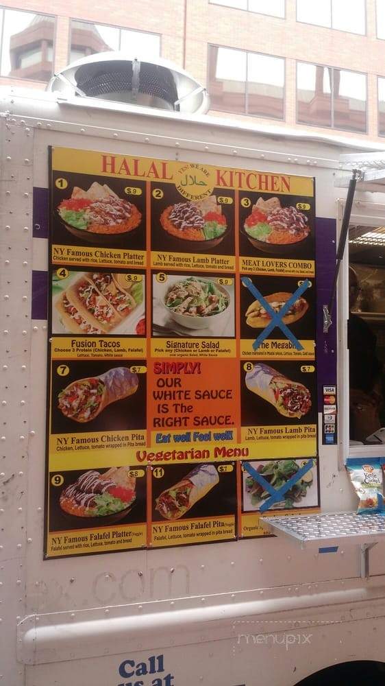 Menu of Halal Kitchen Food Truck in Chantilly, VA 20152