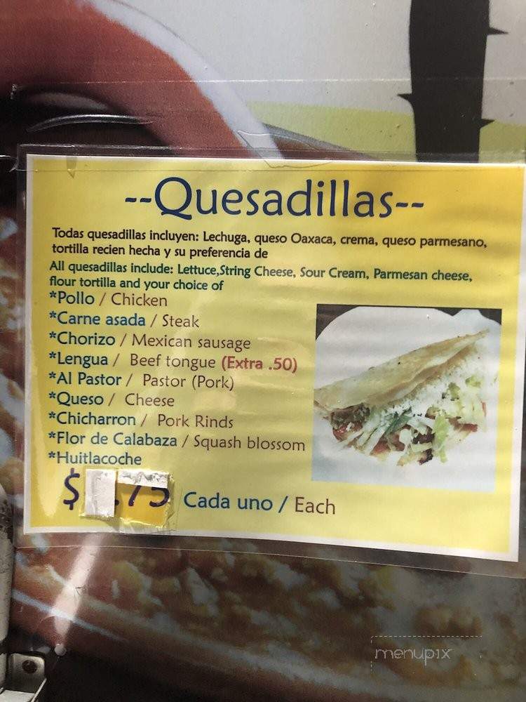 Las Golondrinas - Germantown, MD menu_pic