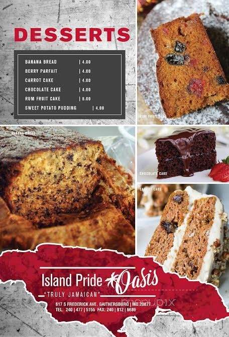 Island Pride Oasis - Gaithersburg, MD menu_pic