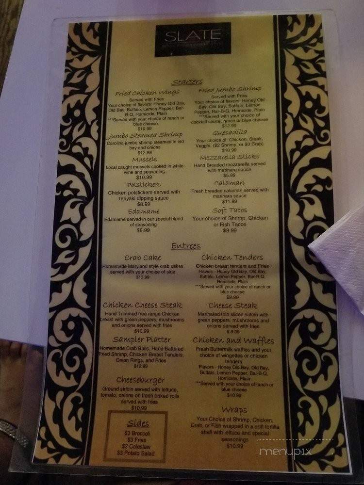 /31158263/Slate-Lounge-Menu-Randallstown-MD - Randallstown, MD