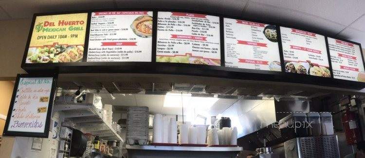 Del Huerto Mexican Grill - Westminster, MD menu_pic