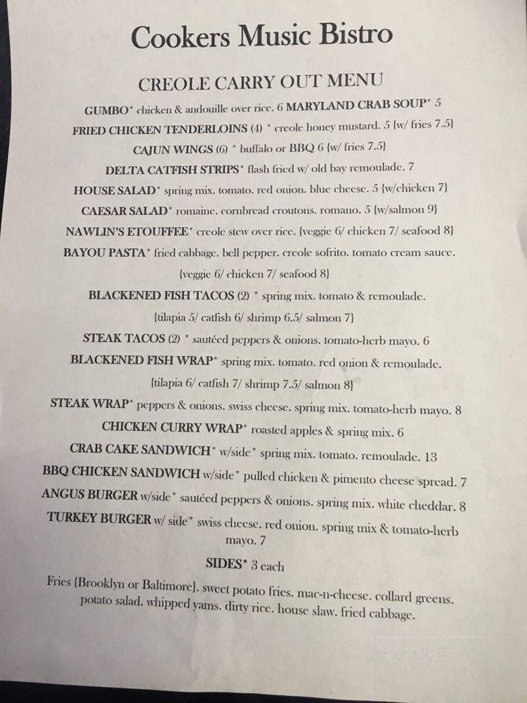 Cholita's Tacos - Baltimore, MD menu_pic