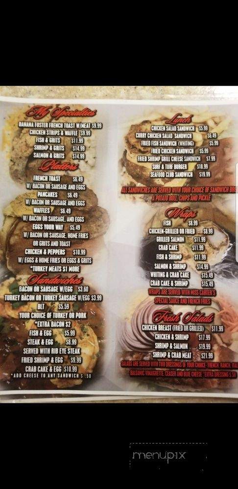 Miss Carter's Kitchen - Baltimore, MD menu_pic