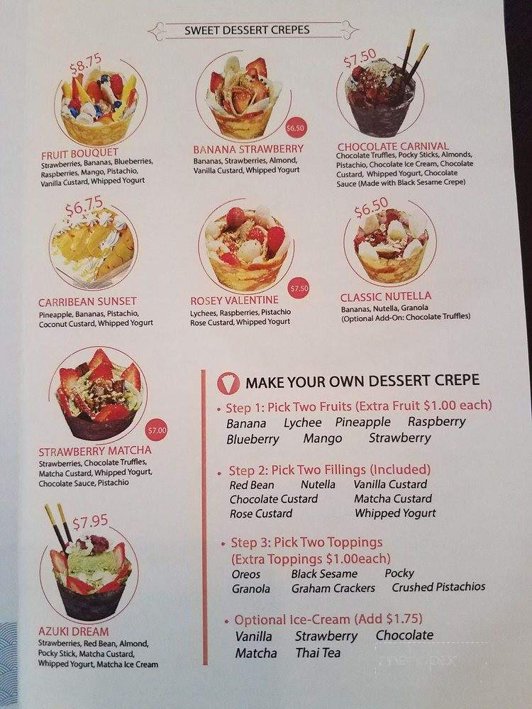 The Crepe Escape - Catonsville, MD menu_pic