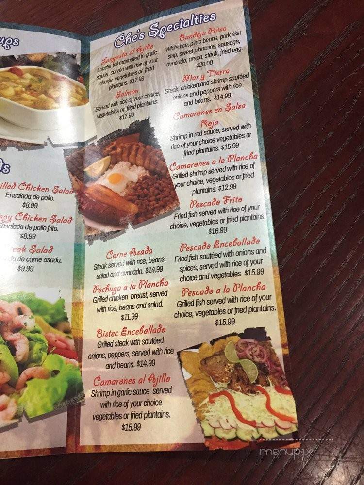 Punta Cana - Baltimore, MD menu_pic