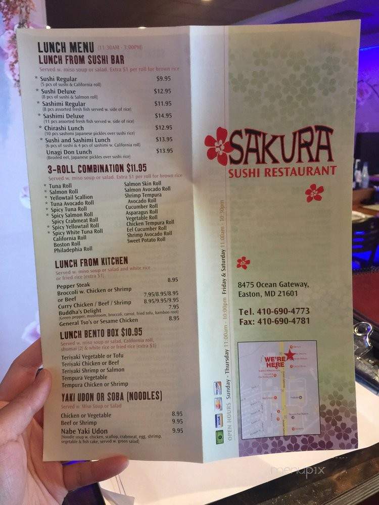 /31136754/Sakura-Sushi-Restaurant-Menu-Easton-MD - Easton, MD