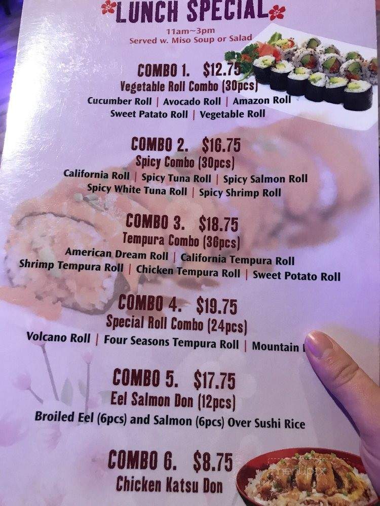 Sakura Sushi Restaurant - Easton, MD menu_pic