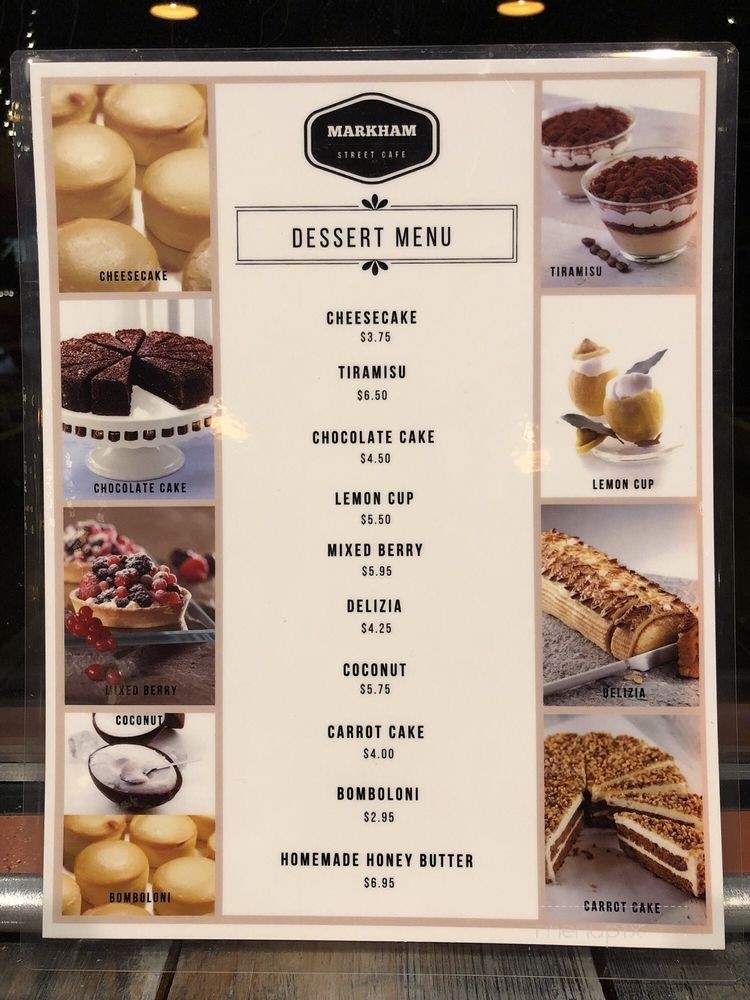 Markham Street Cafe - Annandale, VA menu_pic