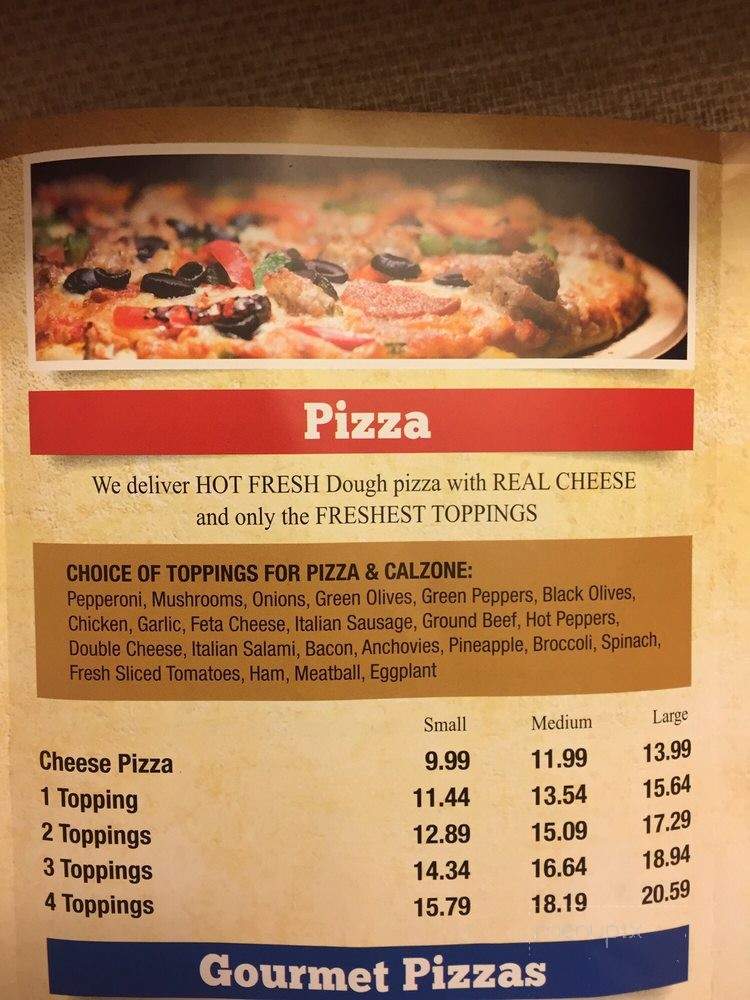 Shirlington Halal Pizza Restaurant - Arlington, VA menu_pic