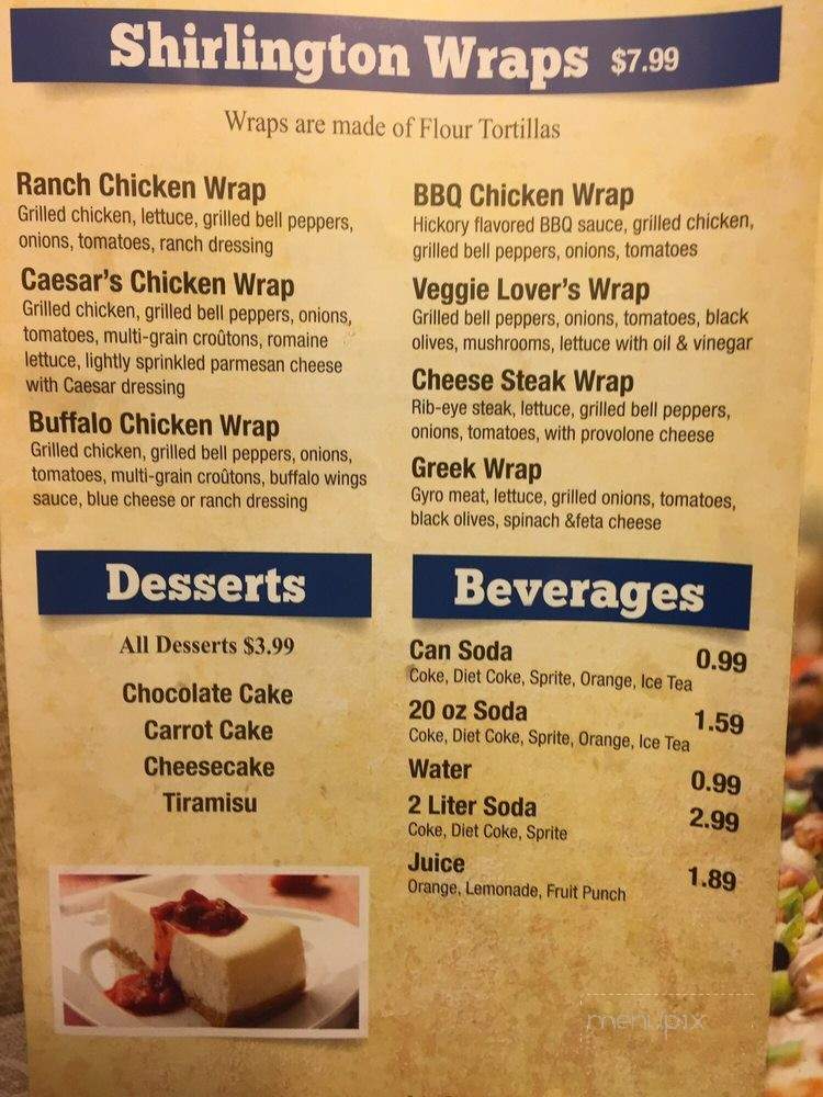 Shirlington Halal Pizza Restaurant - Arlington, VA menu_pic
