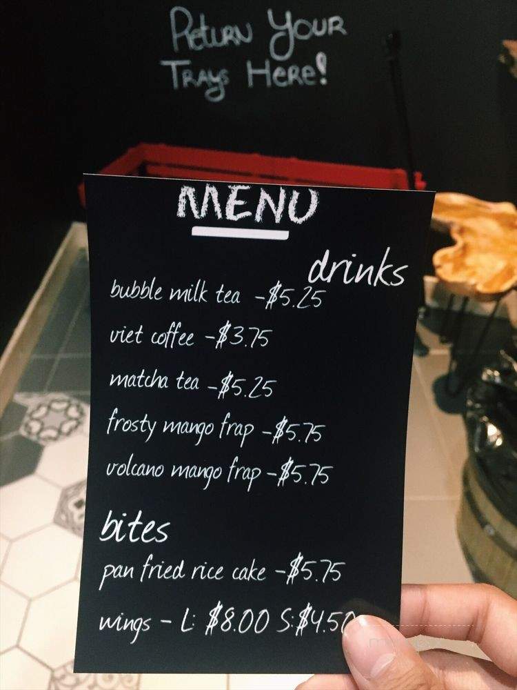 Chill Zone - Arlington, VA menu_pic