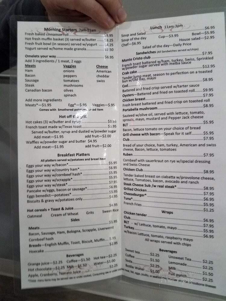 Cooks Kitchen - Kilmarnock, VA menu_pic