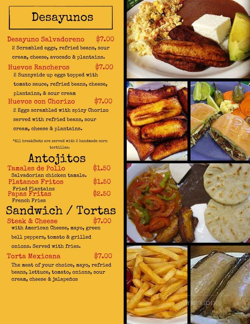 Paradise Restaurant - Winchester, VA menu_pic
