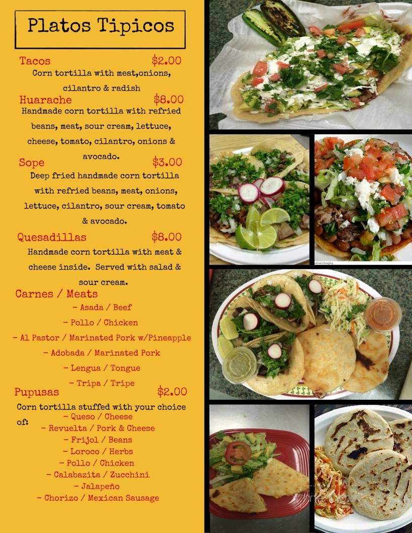 Paradise Restaurant - Winchester, VA menu_pic