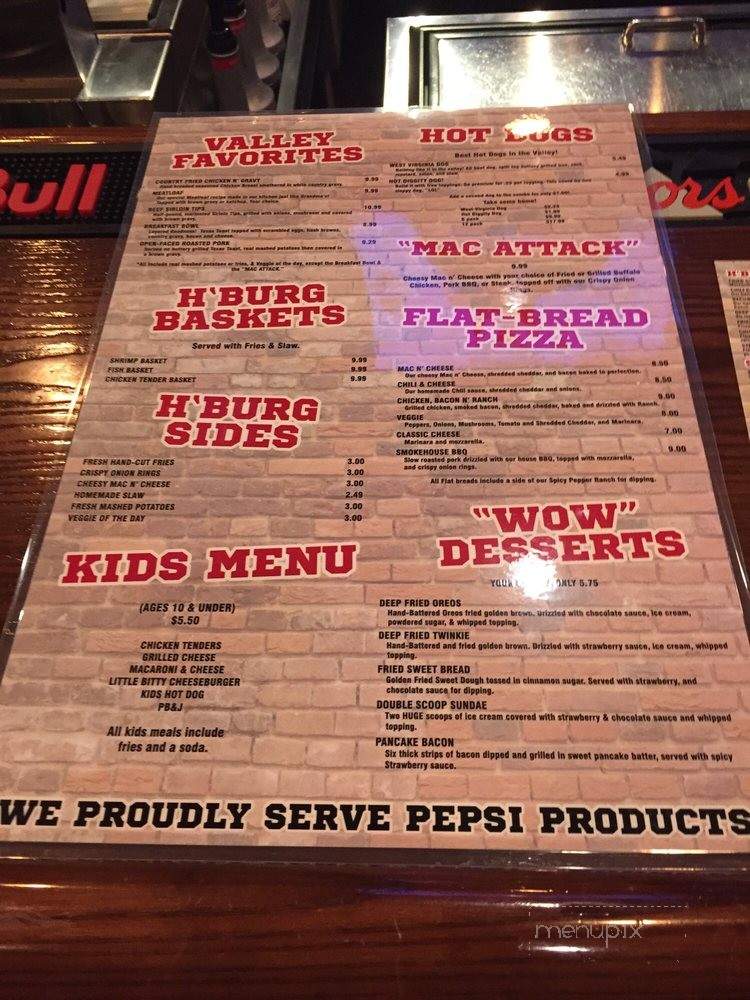Hburg Sports Bar and Grill - Harrisonburg, VA menu_pic