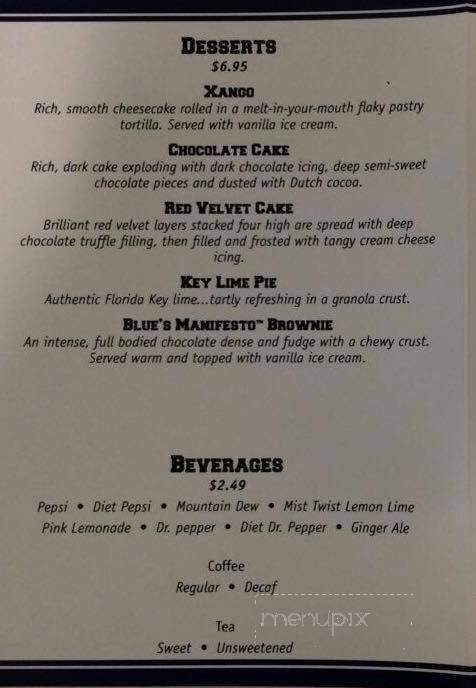 Blue 53 - Palmyra, VA menu_pic