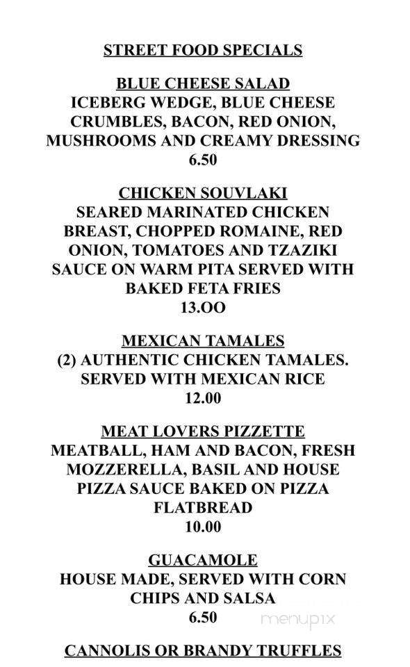 Gourmet Alley - Cape Charles, VA menu_pic